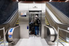 2023.01.23. Az M3 metró felújított állomásainak átadása a Deák Ferenc téren.
