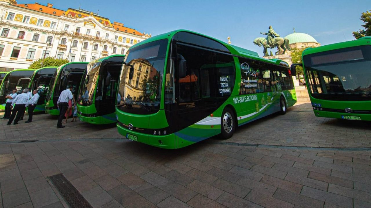 Elektromos buszok a zöldebb Pécsért