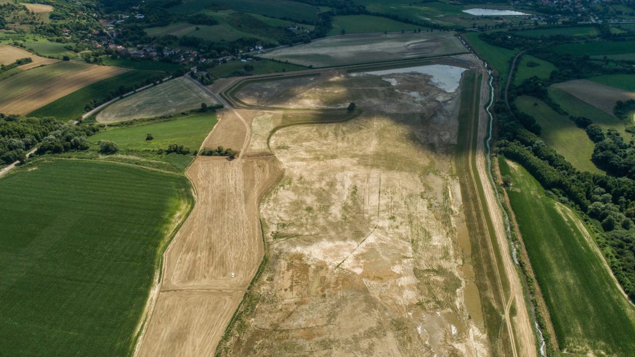 Flood safety strengthened in Magyarszék with a new stormwater reservoir