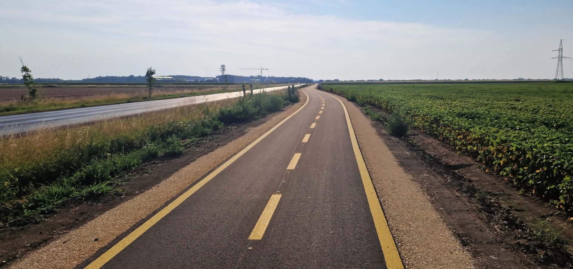 Biztonságosabb lett a kerékpáros közlekedés Vép és Szombathely között