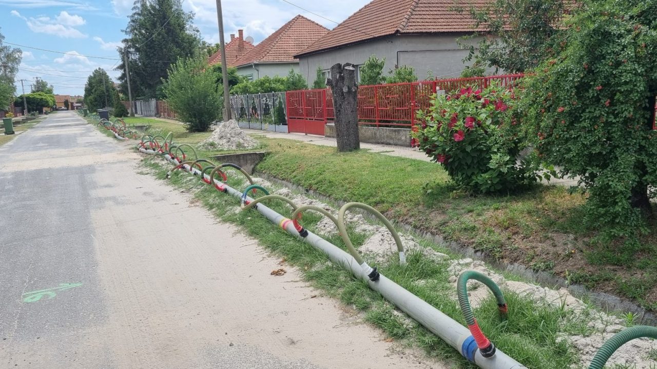 Korszerűbb szennyvízcsatorna-hálózat Mórahalmon